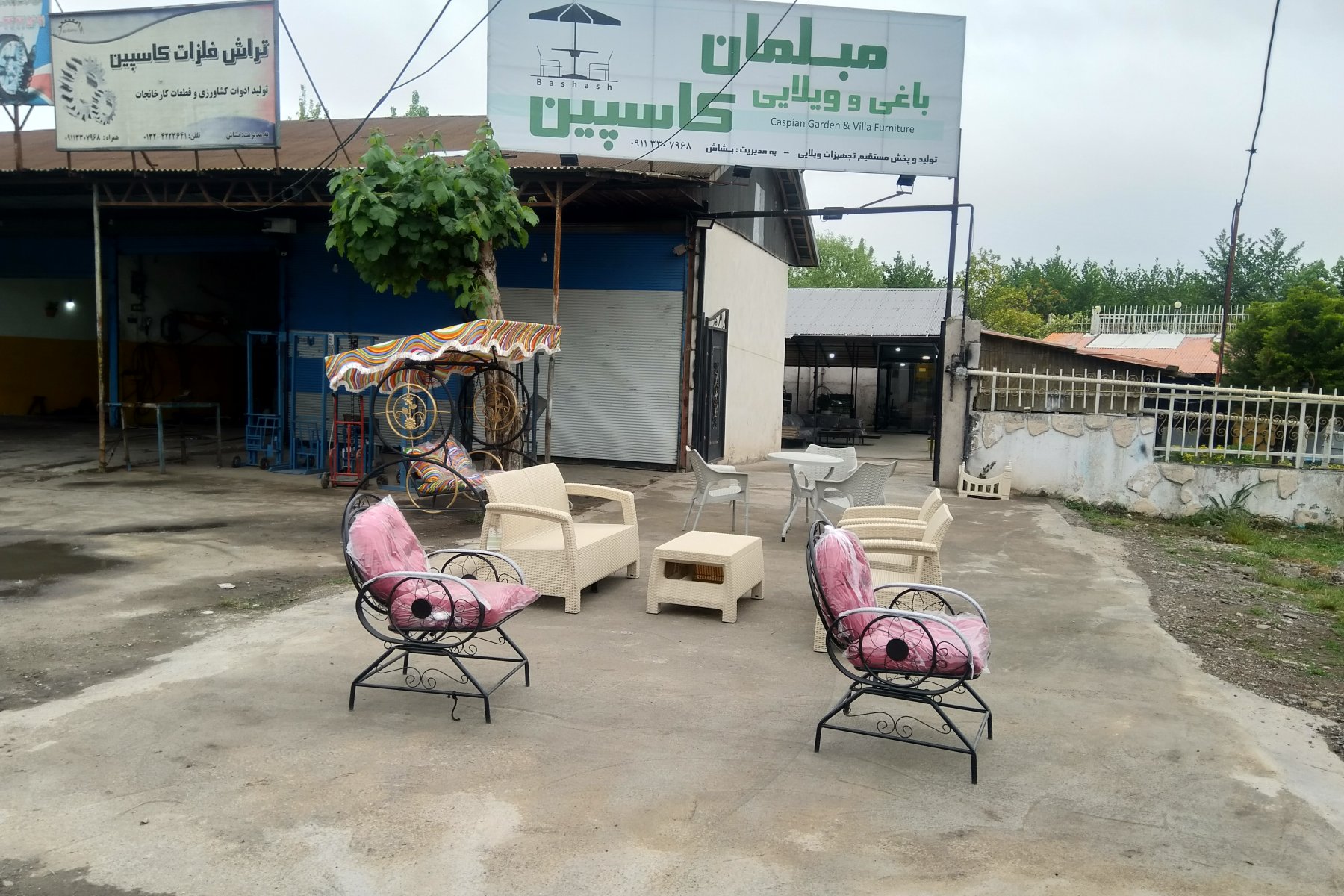 مبلمان باغی و ویلایی کاسپین